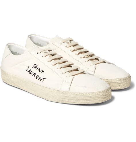 saint laurent white sneakers